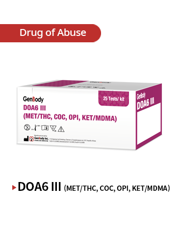 DOA6 III (MET/THC, COC, OPI, KET/MDMA)